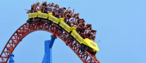 Roller Coaster Ride in Motiongate Dubai